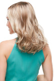 Female with progressive hair loss wearing the comfortable Katherine wig from Fascinations 