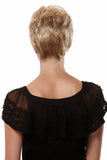 Woman with Alopecia Areata showing the back of her blonde Mono Simplicity wig 