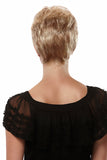 Lady with progressive hair loss showing the back of her short styled Simplicity Petite wig 