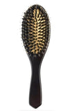 Black Easihair boar brush used to protect your Easihair pro extensions