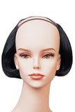 Mannequin wearing a hair secrets hairpiece by Jon Renau