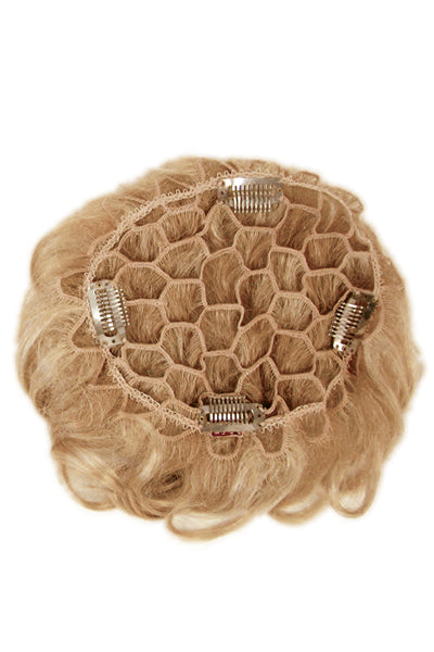 Blonde curly Addition plus hairpiece from Fascinations 