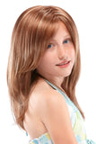 Young girl with Alopecia is wearing her Ashley wig designed for children by Jon Renau 