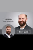 Man with hair loss before and after wearing the Jacques Men's Hair Replacement System
