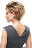 Woman with hair loss covering her head in a Chelsea wig in the O'solite collection by Jon Renau