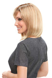 Young woman with Alopecia showing the Emilia wig by Jon Renau in the shade 27T613S8 