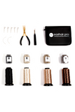 Items that are included in the hand tied weft training kit