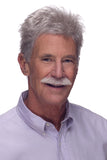Man with balding wearing a grey JR Mens Wig in South Africa by Jon Renau