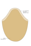 Infographic showing the cap details of the Andrew bondable hair topper for men created by Jon Renau