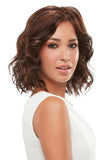 Young female with thinning hair wearing the wavy bob style Julianne wig from Jon Renau Cape Town