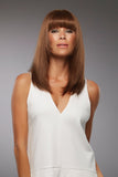 Young woman with advanced hair loss wearing a Sienna Long Remy Human Hair Wig