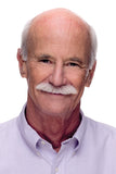 Smiling man with balding not wearing the JR mens wig by Jon Renau 