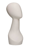 White Wig Mannequin (PVC - Storing and Displaying Alternative Hairpieces)