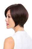 Female with hair loss covering her head with a synthetic Posh Mono Top wig from Fascinations 