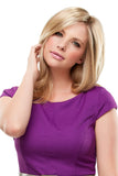 Model with hair loss showing the Top Notch hair topper from Fascinations Cape Town