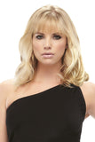Woman with fine hair is adding volume by wearing the Easivolume 10 inch one-piece clip in extension 