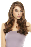 Model with fine hair is adding length and volume to her hair wearing  Easivolume 18 inch extensions
