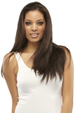 Female wearing the Easixtend Elite 16 Inch clip in hair extensions in the colour 4